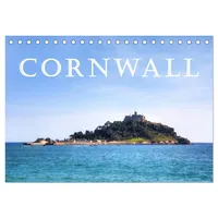 Calvendo Cornwall (Tischkalender 2026 DIN A5 quer), CALVENDO Monatskalender: