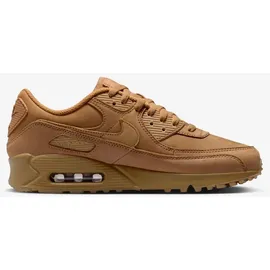 Nike Air Max 90 Herren Weite E Flax/Wheat-Gum Light Brown 42