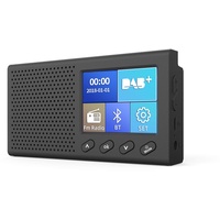 DAB/DAB + Digital und FM Radio, Riloer tragbarer drahtloser DAB Radio MP3 Musik Player von zum Angeln Reisen Camping Radfahren