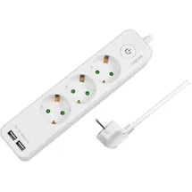 Logilink Steckdosenleiste 1,50 m Weiß 3 St.