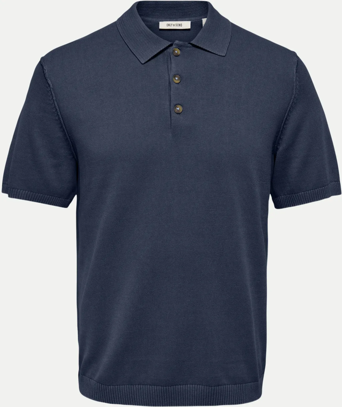 Polohemd mit kurzarm Blau XL