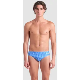 Arena Badehose Monogram SWIM BRIEFS, Blue River Multi 9
