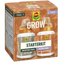 Compo GROW Duopack für Spezialkulturen, Wachstums-Dünger und Blüten-Dünger, Dünger