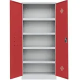 Lüllmann Umweltschrank 566254 91,6 x 42,2 x 195,0 cm grau