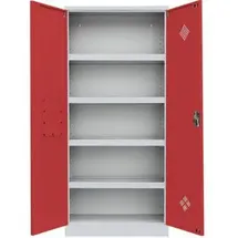 Lüllmann Umweltschrank 566254 91,6 x 42,2 x 195,0 cm grau