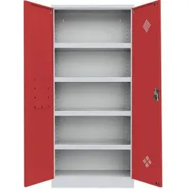 Lüllmann Umweltschrank 566254 91,6 x 42,2 x 195,0 cm grau