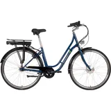 Saxonette E-Bike SAXONETTE "Fashion Plus 2.0" E-Bikes Gr. 45cm, 28 Zoll (71,12cm), blau (nachtblau glänzend) Pedelec, Elektrofahrrad für Damen u. Herren