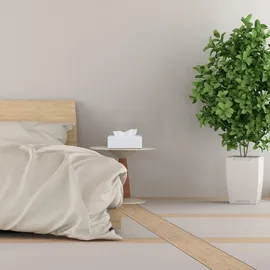 Relaxdays Tücherbox Weiß