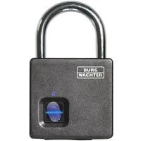 Burg Wächter Scan & Lock 610/53 SB Vorhängeschloss 53mm Fingerabdruckschloss