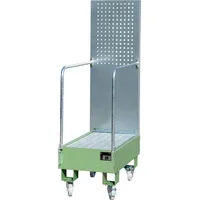 Bauer Südlohn Fahrbare Auffangwanne mit Lochplattenwand LPW 60-3, lackiert,