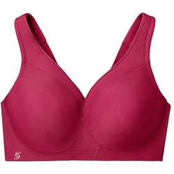 GLAMORISE Nahtloser MagicLift-Sport-BH - Rubinrot Unterwäsche   Damen 