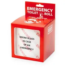 Goods+Gadgets Notfall Klopapier Fun Toilettenpapier 1 Stück