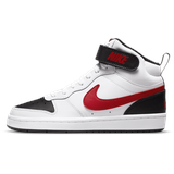 Nike Sneaker Mid 2 WHITE/UNIVERSITY RED-BLACK, 36 1⁄2