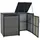 Merxx Mülltonnenabdeckung Basis 152 x 126 x 128 cm grau