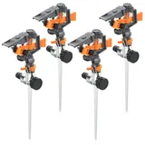 Brandson Kreisregner Intervall-Sprinkler 200 m2 grau/orange