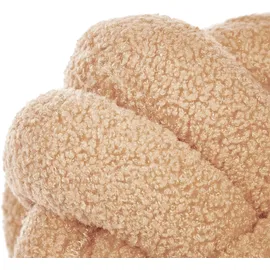 Beliani MALNI Dekokissen 19 x 19 cm Beige