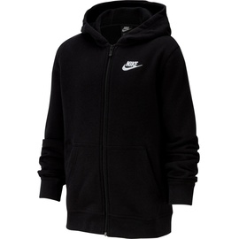 Nike Sportswear Full-Zip Club Hoody, Black/Black/White, S