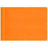 vidaXL Balkonverkleidung 75 x 1000 cm Orange Polyester