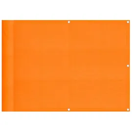 vidaXL Balkonverkleidung 75 x 1000 cm Orange Polyester