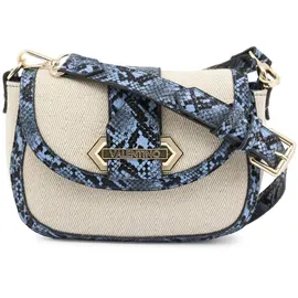 Valentino Gigante Umhängetasche Kunstleder Beige/Mehrfarbig