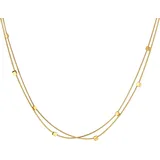 FIRETTI Kette ohne Anhänger goldfarben/ Edelstahl