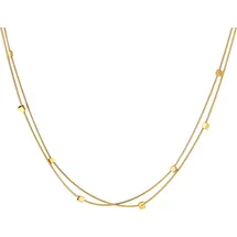 FIRETTI Kette ohne Anhänger goldfarben/ Edelstahl