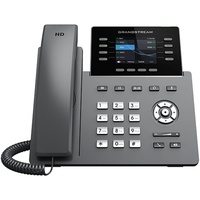 Grandstream GRP2624 HD IP Telefon, Telefon, Schwarz 8 Zeilen TFT WLAN