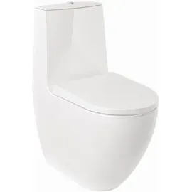Kludi RESA D Spiralflush-Stand-WC 64 cm, Weiß glänzend