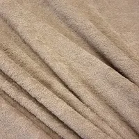 Werthers Stoffe Stoff Meterware Frotté Frottee beige 0,5 m Reine Baumwolle weich Bademantel selber nähen Handtuch Badehandtuch groß