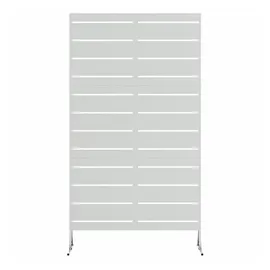vidaXL Sichtschutz 100 x 50 x 180 cm Grau Stahl
