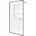 BAKI Walk-In-Dusche 160 x 200 schwarz Klarglas