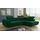 Sofnet Ecksofa Caris Schlaffunktion und einstellbare Kopfstützen, Wohnlandschaft mit Bettkasten, Couch, Sofa, (Grün (Kronos 19),