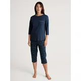 CALIDA Sweet Dreams Pyjama Blau 40/42