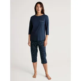 CALIDA Sweet Dreams Pyjama Blau 40/42