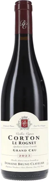 Corton Grand Cru Le Rognet Vieilles Vignes AOC Bruno Clavelier 2023 BIO