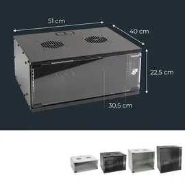 HMF 65704-02 Serverschrank 19 Zoll Rack