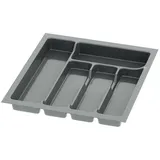 sossai® Besteckeinsatz Kunststoff 38 x 43 cm 5 Fächer