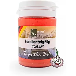 Forellenteig mit Knoblauch-Aroma 60g Trout Bait Paste in Neonfarbe Rot EINHEITSGRÖSSE