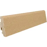 Living by Haro Sockelleiste Eiche Puro Invisible furniert geölt 58 mm x 19 mm x Länge 2200 mm