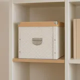 Hti-Living Weihnachtskugelbox 1-tlg. Weiß/Gold