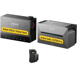 Anker SOLIX Solarbank 3 E2700 Pro 2x 2,68 kWh inkl. Power Dock + Smarter Zähler