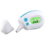 newgen medicals Medizinisches Mini-Infrarot-Fieberthermometer für Ohr- & Stirnmessung