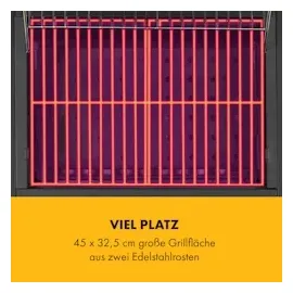 Klarstein Meat Machine Holzkohlegrill schwarz