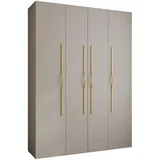 abiks möbel Drehtürenschrank COMO 180 x 245,5 x 40 cm Gold