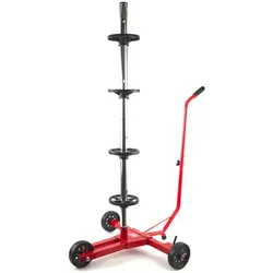 HBM Deluxe Mobiler Reifenständer für 4 Reifen