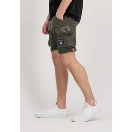 Alpha Industries Herren Crew Short Patch Für Cargos, Greyblack, 36