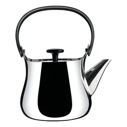 cha, wasserkessel / teekanne aus edelstahl, alessi