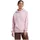 Build Your Brand Fluffy Hoody Hoodie Softpink XS