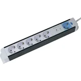 as - Schwabe 6-fach Steckdosenleiste Master/slave Funktion 1,5m Ip20