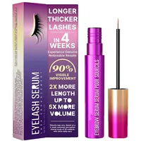 QOCUILC Wimpernserum Ohne Hormone,Lash Serum - Wimpernwachstumsserum,Natürliches Wimpernserum,Für Pflege Gebrochene Wimpern,Schnelleres Wimpernwachstum(Roland Violett)